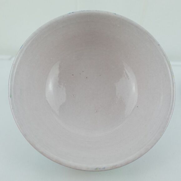 Mexican Colorful Pottery Art Covered Butter Cheese Dish Signed By The Artist - Picture 10 of 12